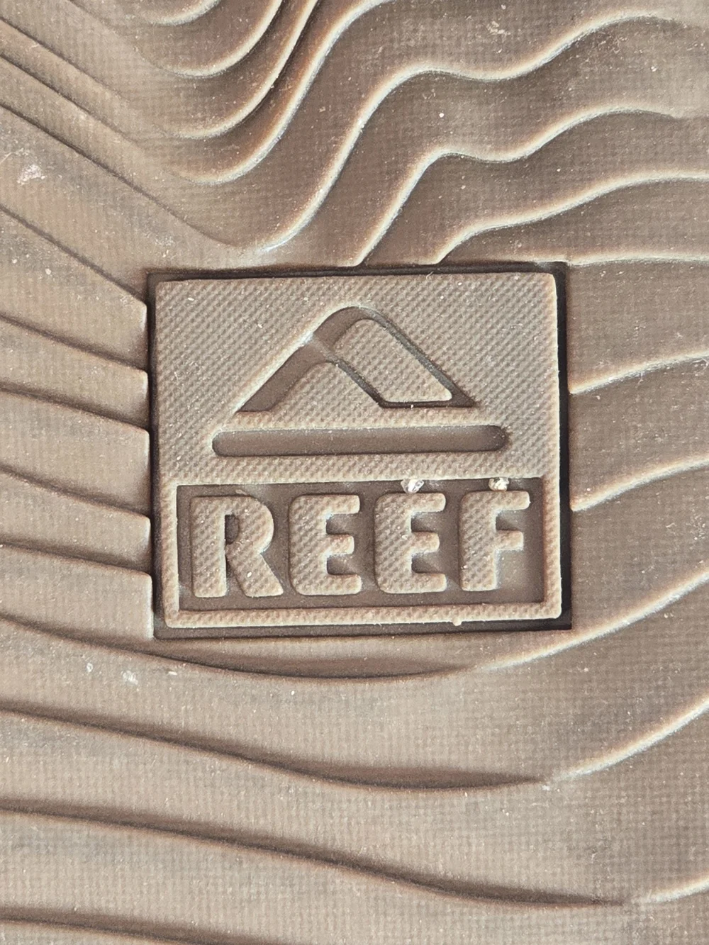 Reef Black Embossed Logo Flip-Flops